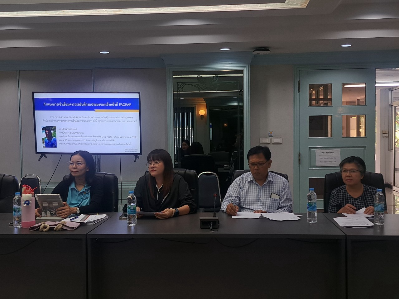 วันที่ 12 มีนาคม 2568 เวลา 13.30 น. การประชุมเตรียมการรับคณะเจ้าหน้าที่องค์การอาหารและเกษตรแห่งสหประชาชาติ สำนักงานประจำภูมิภาคเอเชียและแปซิฟิก (FAO Regional Office for Asia and the Pacific) 