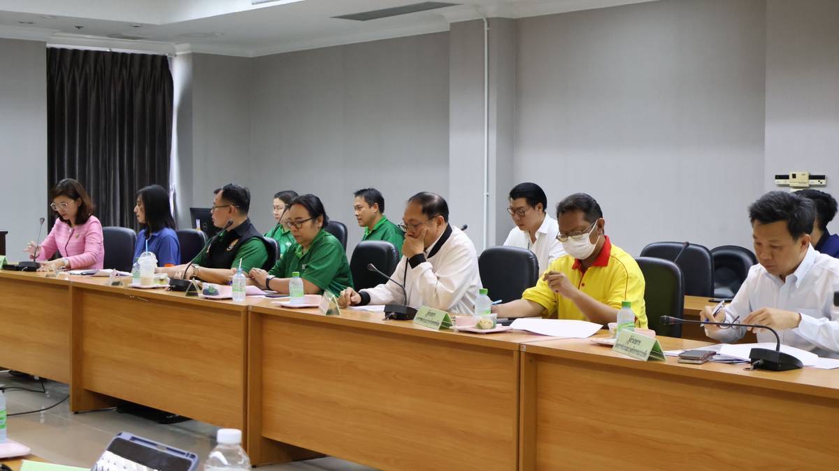 การประชุมติดตามสถานการณ์น้ำเค็มรุกพื้นที่เกษตรกรรมในจังหวัดนนทบุรี..คลิก