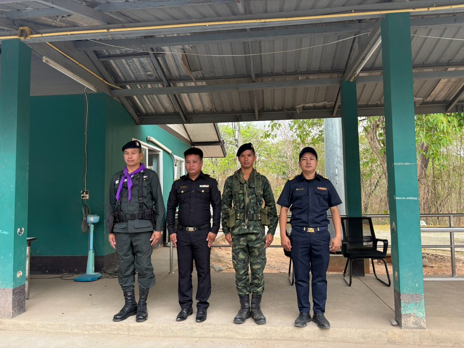 ตรวจสินค้าประมงที่นำเข้า ส่งออก ทางจุดผ่านแดนตาพระยา