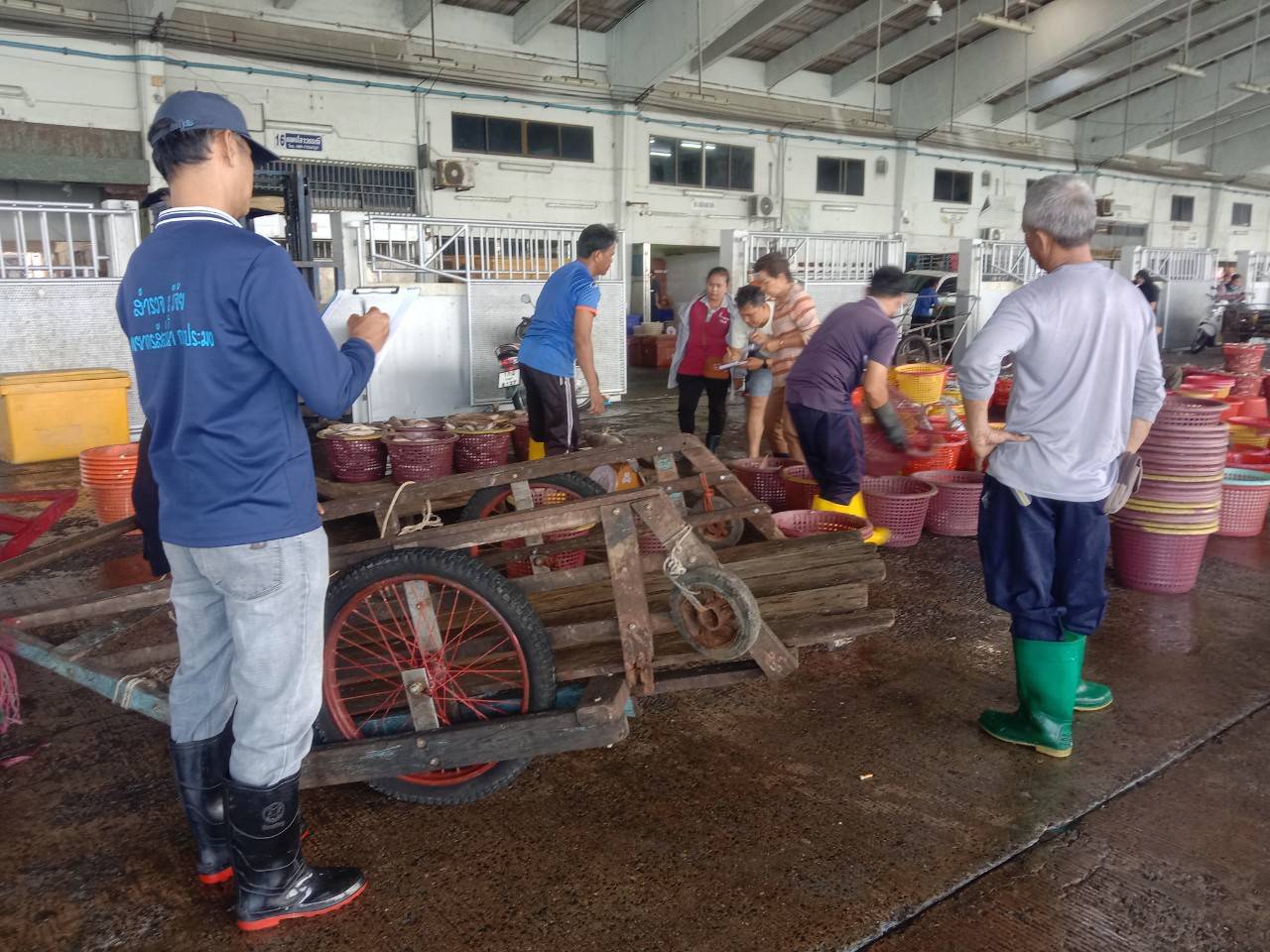  เจ้าหน้าที่ศูนย์วิจัยและพัฒนาประมงทะเลสงขลา ออกปฏิบัติงานเก็บรวบรวมข้อมูลทรัพยากรประมงจาก เรืออวนลากที่ขึ้นท่าในพื้นที่จังหวัดนครศรีธรรมราช และสงขลา ประจำเดือนกุมภาพันธ์ 2568 