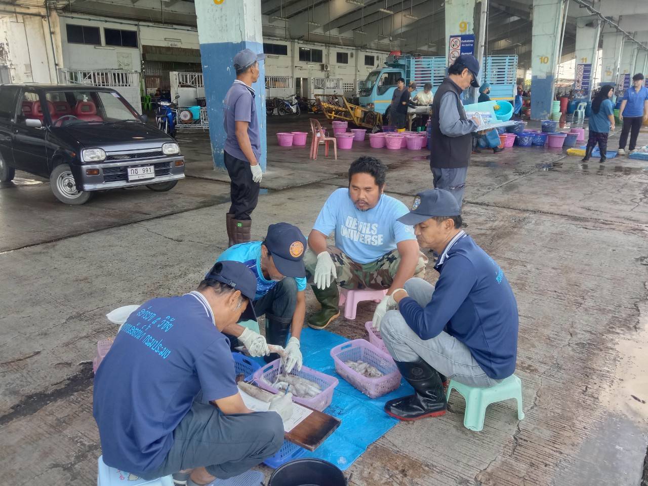  เจ้าหน้าที่ศูนย์วิจัยและพัฒนาประมงทะเลสงขลา ออกปฏิบัติงานเก็บรวบรวมข้อมูลทรัพยากรประมงจากเรืออวนครอบที่ขึ้นท่าในพื้นที่จังหวัดสงขลา ประจำเดือนกุมภาพันธ์ 2568 