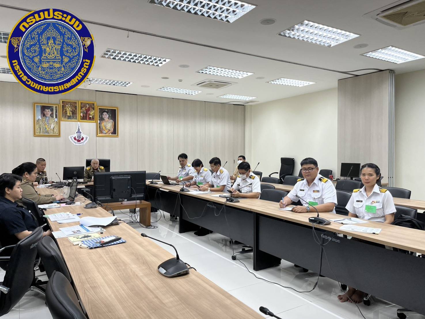 กรมประมงเข้าร่วมประชุมหารือแนวทาง การเชื่อมโยงฐานข้อมูล กรมประมง - อพ.สธ. ณ ห้องประชุมม่วงเทพรัตน์ โครงการอนุรักษ์พันธุกรรมพืชอันเนื่องมาจากพระราชดำริฯ (สำนักงานใหม่) สวนจิตรลดา พระราชวังดุสิต กรุงเทพฯ