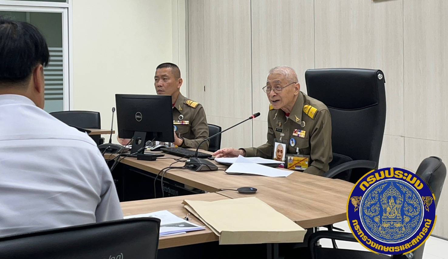กรมประมงเข้าร่วมประชุมหารือแนวทาง การเชื่อมโยงฐานข้อมูล กรมประมง - อพ.สธ. ณ ห้องประชุมม่วงเทพรัตน์ โครงการอนุรักษ์พันธุกรรมพืชอันเนื่องมาจากพระราชดำริฯ (สำนักงานใหม่) สวนจิตรลดา พระราชวังดุสิต กรุงเทพฯ