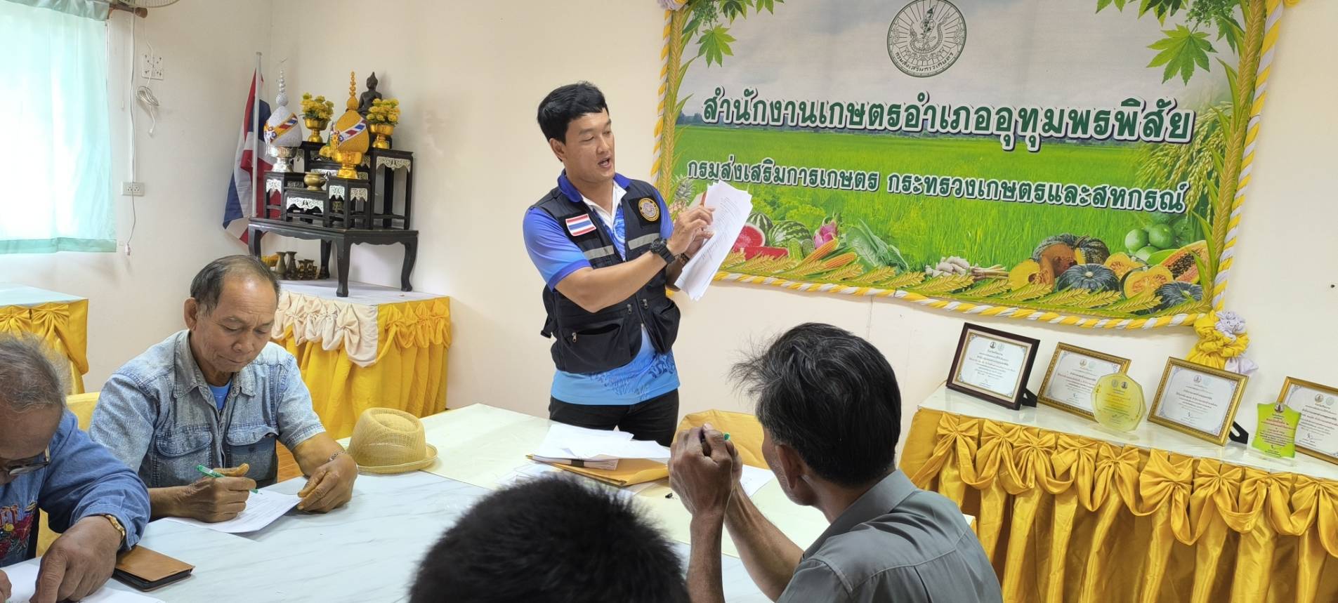 ดำเนินงานโครงการพัฒนาเกษตรกรรมยั่งยืน กิจกรรมพัฒนาเกษตรทฤษฎีใหม่ ปีงบประมาณ 2568 อำเภออุทุมพรพิสัย..คลิก