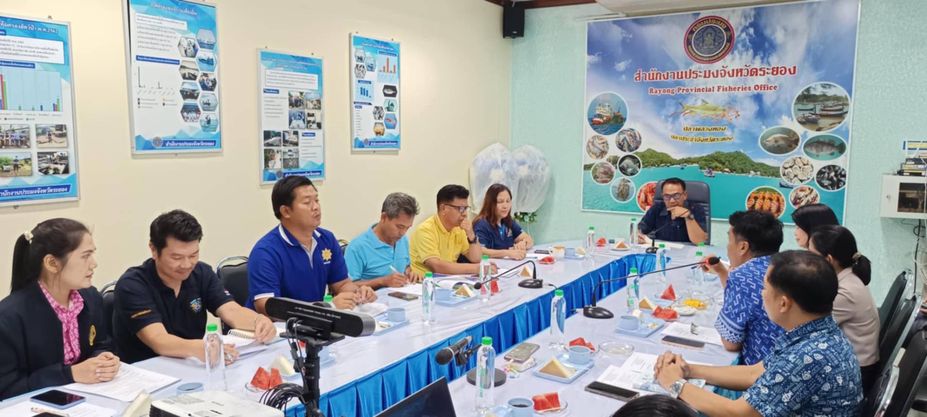 ร่วมประชุมคณะกรรมการขับเคลื่อนนโยบายของกรมประมง (Fisheries Co-ordinator:FC) จังหวัดระยอง