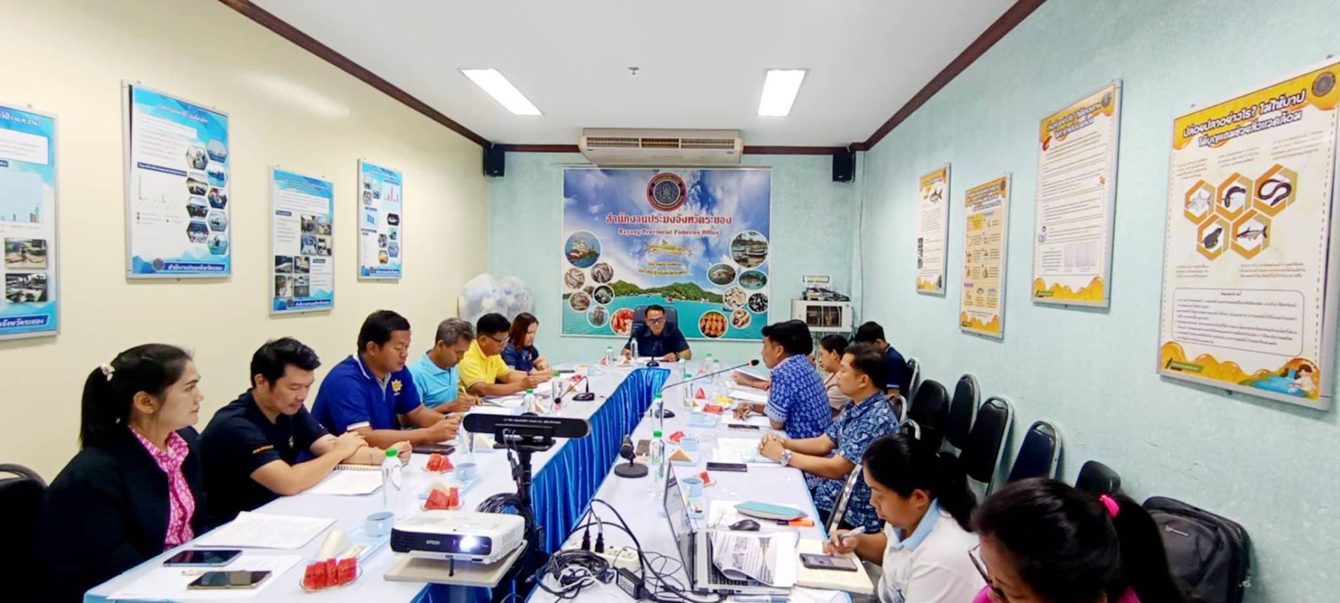 ร่วมประชุมคณะกรรมการขับเคลื่อนนโยบายของกรมประมง (Fisheries Co-ordinator:FC) จังหวัดระยอง