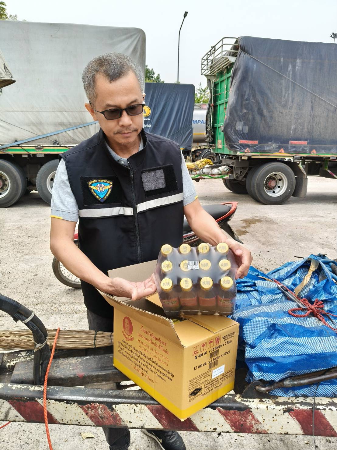19 มีนาคม 2568 ตรวจสอบสินค้าประมงส่งออกไปยังสปป. ลาว ณ สะพานมิตรภาพไทย - ลาว แห่งที่ 2 