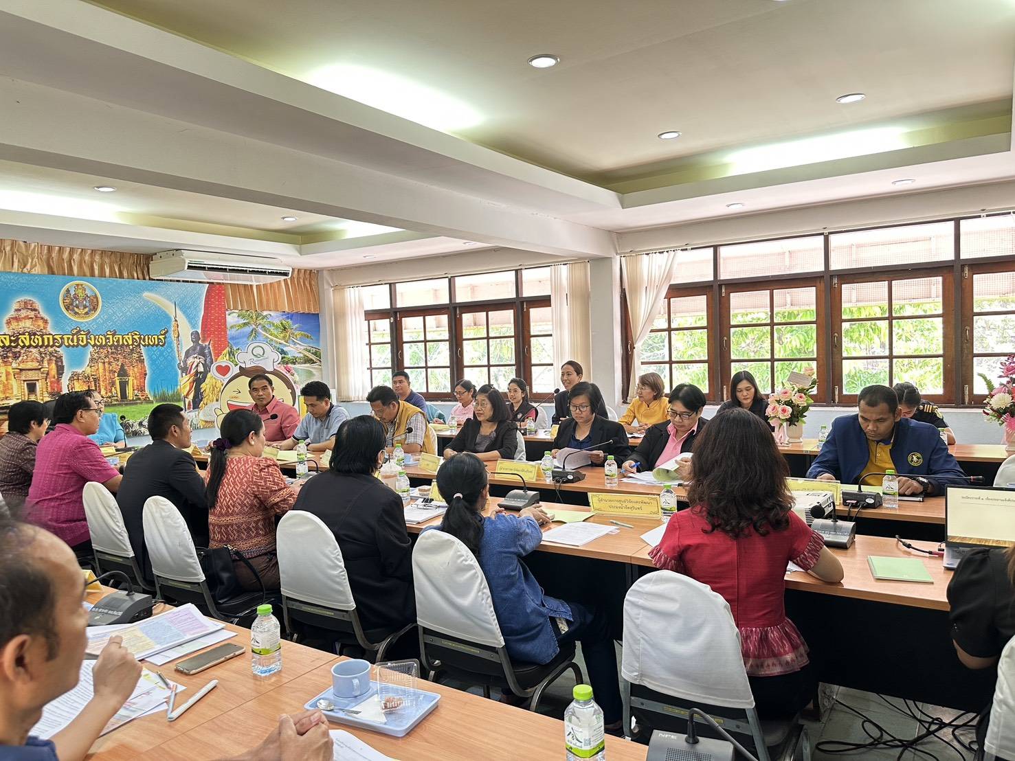 ประชุมคณะกรรมการขับเคลื่อนงานด้านการเกษตรจังหวัดสุรินทร์ 