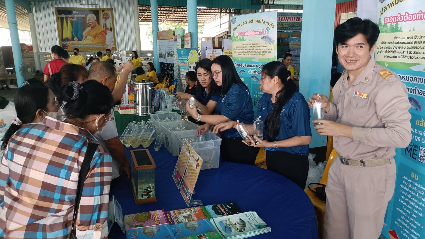 ร่วมโครงการปกป้องและเชิดชูสถาบันพระมหากษัตริย์และหน่วยบำบัดทุกข์บำรุงสุขสร้างรอยยิ้มให้ประชาชนจังหวัดราชบุรี (จังหวัดเคลื่อนที่) อำเภอโพธาราม..คลิก
