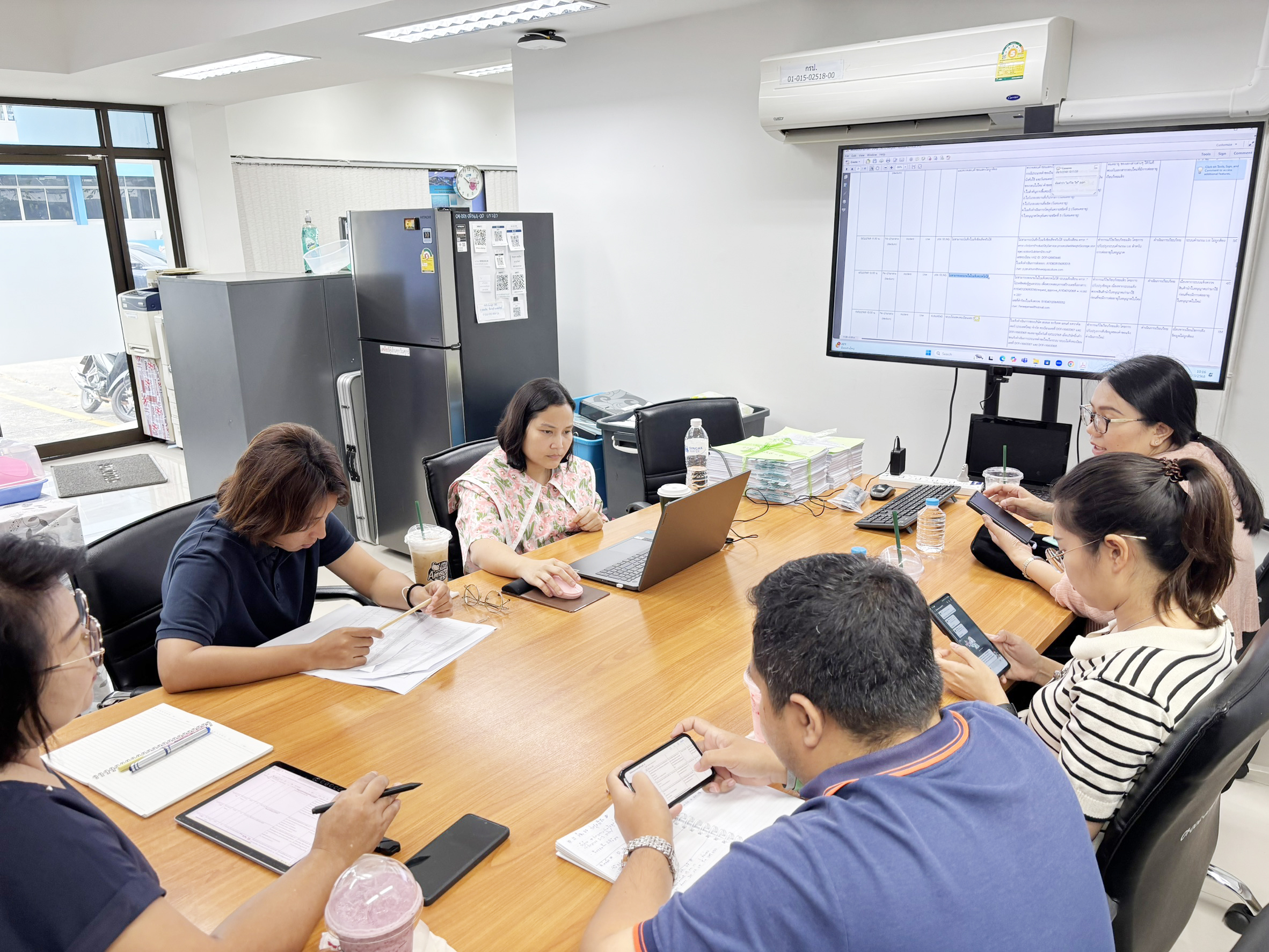 กวอ. จัดประชุมคณะกรรมการตรวจรับพัสดุ 