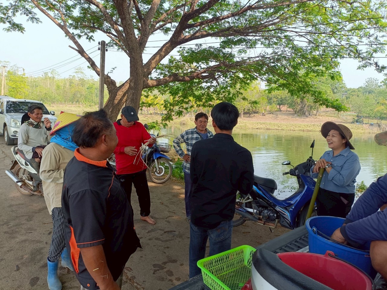 การเพิ่มผลผลิตสัตว์น้ำในแหล่งน้ำชุมชน