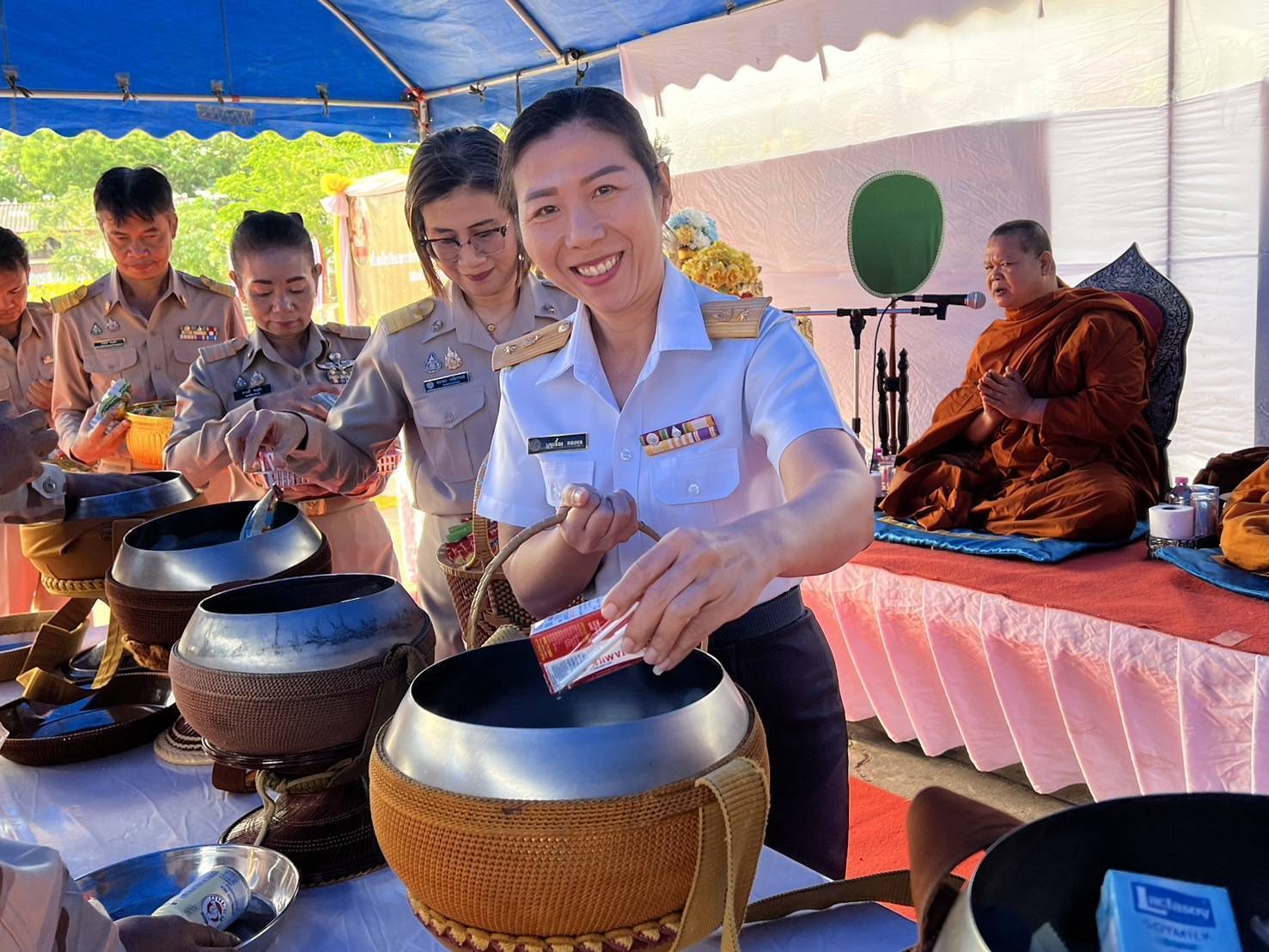 ประมงอำเภอพิบูลมังสาหาร ร่วมกิจกรรมวันสถาปนากระทรวงมหาดไทย ครบรอบ 133 ปี และวันข้าราชการพลเรือน