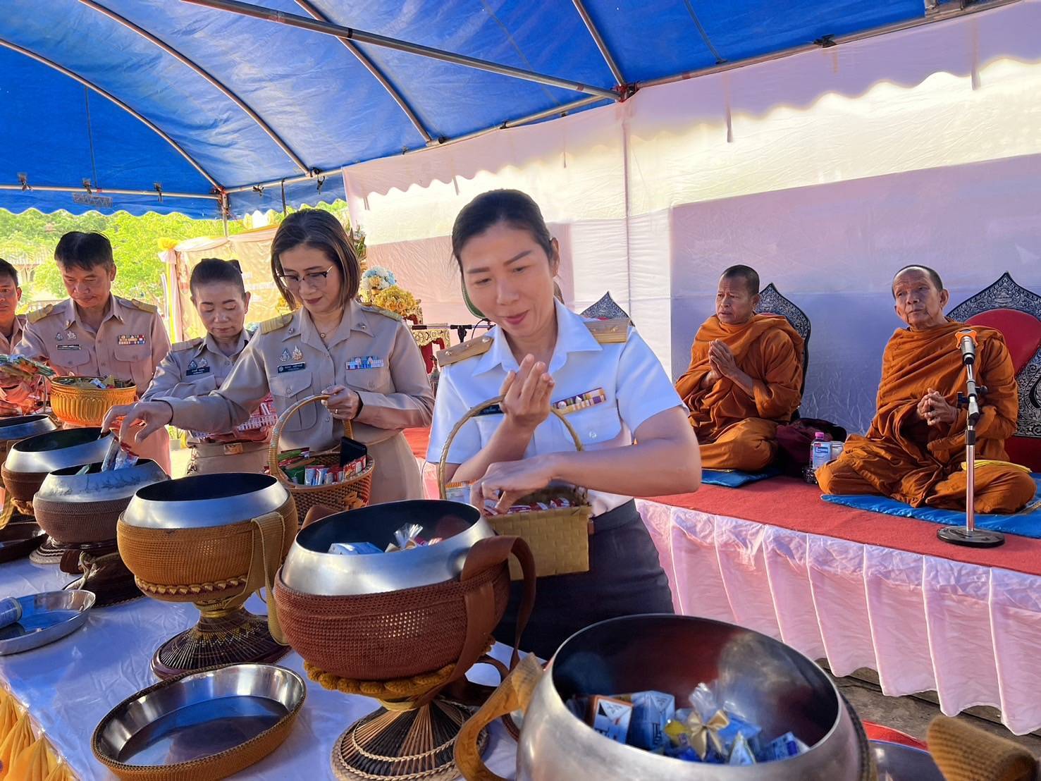 ประมงอำเภอพิบูลมังสาหาร ร่วมกิจกรรมวันสถาปนากระทรวงมหาดไทย ครบรอบ 133 ปี และวันข้าราชการพลเรือน