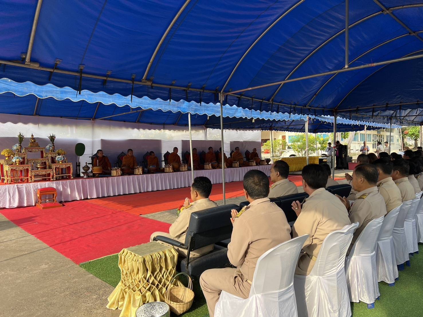 ประมงอำเภอพิบูลมังสาหาร ร่วมกิจกรรมวันสถาปนากระทรวงมหาดไทย ครบรอบ 133 ปี และวันข้าราชการพลเรือน