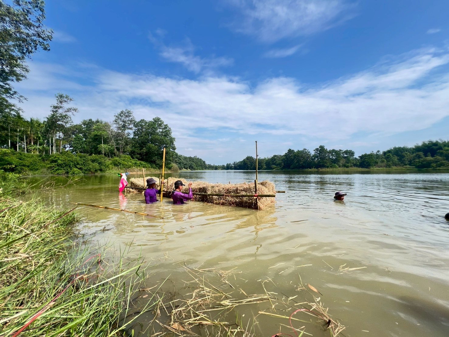 จัดสร้างแหล่งอาหารธรรมชาติในแหล่งน้ำ ตามแผนงานยุทธศาสตร์การเกษตรสร้างมูลค่า (ค่าใช้จ่ายในการเพิ่มผลผลิตสัตว์น้ำในแหล่งน้ำชุมชนเพื่อเพิ่มรายได้และลดค่าครองชีพประชาชน)..คลิก