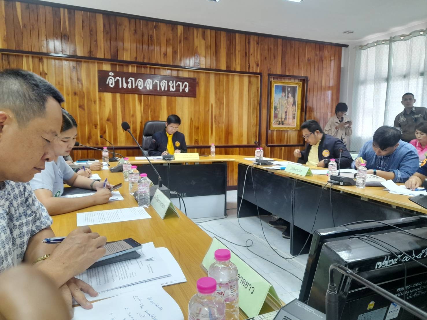 ประมงอำเภอลาดยาว ร่วมการประชุม หัวหน้าส่วนราชการทุกส่วนราชการอำเภอลาดยาว องค์กรปกครองส่วนท้องถิ่นอำเภอลาดลาดยาว กำนัน ทุกตำบล ครั้งที่ 4/2568 ..คลิก
