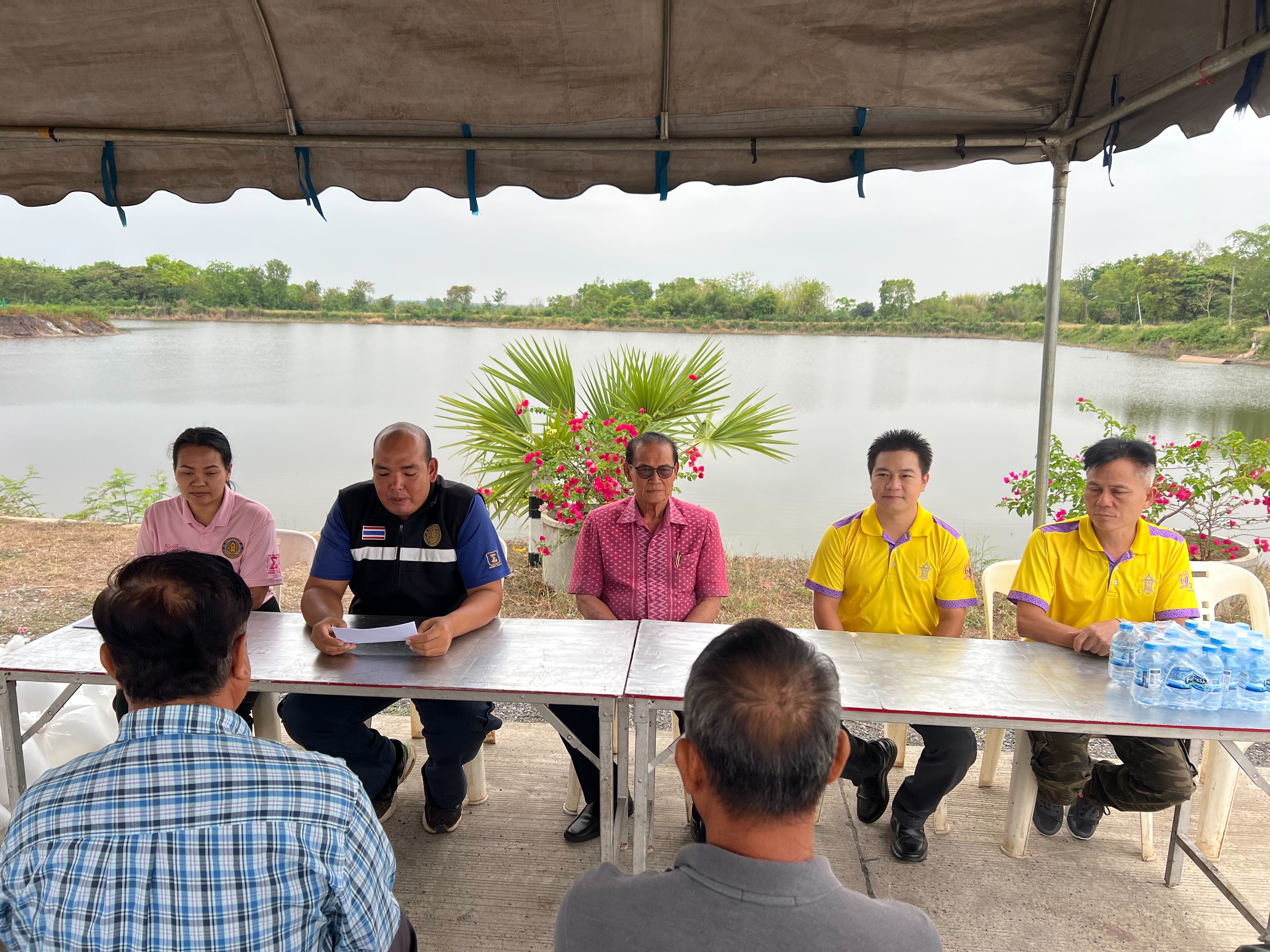 ส่งมอบพันธุ์สัตว์น้ำโครงการเพิ่มประสิทธิภาพการเกษตรมูลค่าสูง สู่เกษตรนวัตกรรมชั้นสูง กิจกรรม ส่งเสริมการเพิ่มผลผลิตสัตว์น้ำในแหล่งน้ำชุมชน ปีงบประมาณ 2568