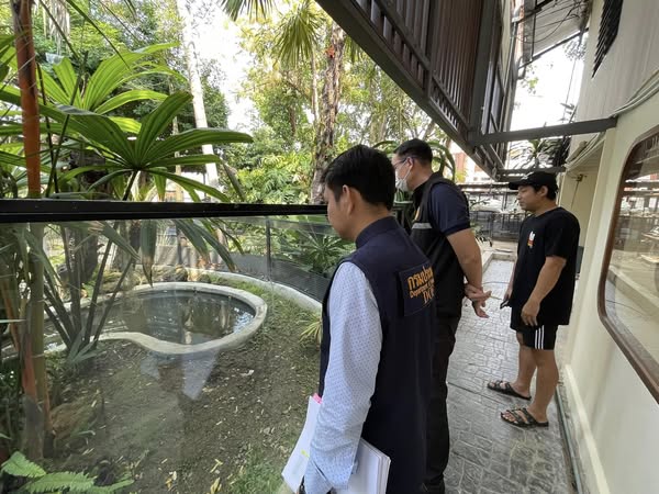 สำนักงานประมงพื้นที่กรุงเทพมหานคร โดยกลุ่มบริหารจัดการด้านการประมง ลงพื้นที่ออกตรวจสถานที่ประกอบกิจการเพาะเลี้ยงสัตว์น้ำควบคุม
