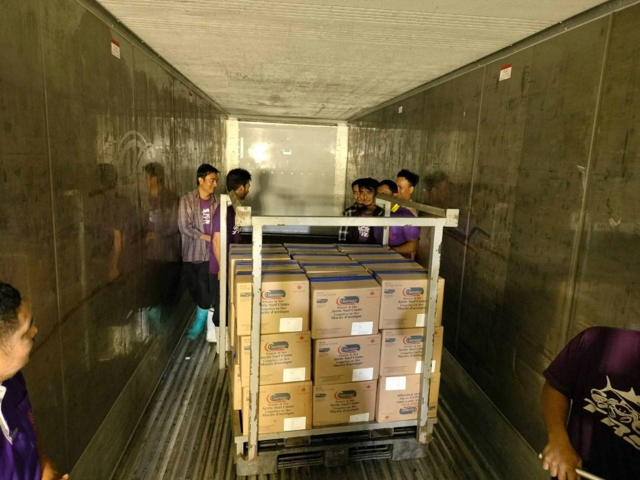 #ตรวจสอบสินค้าประมงนำเข้าทางตู้คอนเทนเนอร์ ณ สถานประกอบการปลายทาง