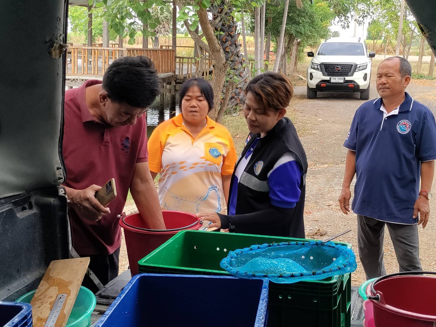  ร่วมกิจกรรมการเพิ่มผลผลิตสัตว์น้ำ โครงการบริหารจัดการทรัพยากรประมง กิจกรรมบริหารจัดการทรัพยากรประมงน้ำจืด การเพิ่มผลผลิตสัตว์น้ำในแหล่งน้ำชุมชนเพื่อเพิ่มรายได้และลดค่าครองชีพของประชาชน ประจำปีงบประมาณ 2568 