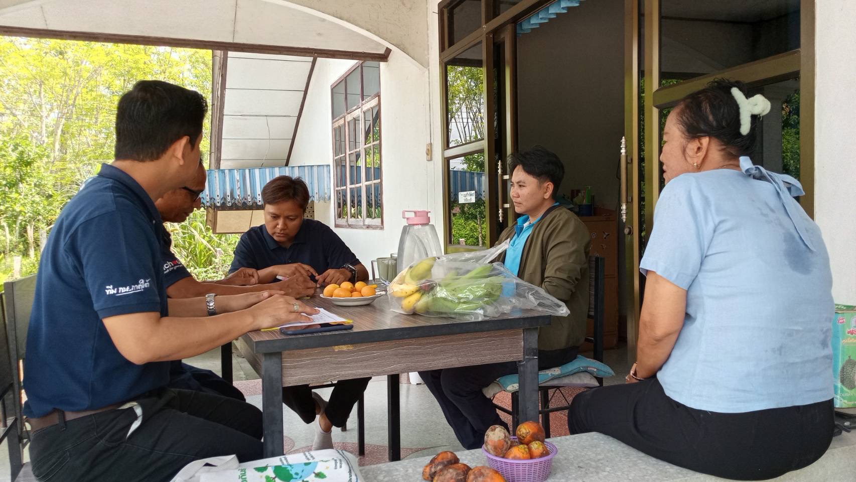 นักวิชาการประมง ลงพื้นที่ร่วมกับเจ้าหน้าที่สำนักงานเกษตรและสหกรณ์จังหวัดพัทลุง สถานีพัฒนาที่ดินจังหวัดพัทลุง  สำนักงานเกษตรอำเภอ เก็บข้อมูลผู้กู้ยืมกองทุนหมุนเวียน  โครงการส่งเสริมพัฒนาและฟื้นฟูอาชีพลูกหนี้ของกองทุนหมุนเวียนเพื่อการกู้ยืมแก่เกษตรกร ปีงบประมาณ พ.ศ. 2568 พื้นที่อำเภอป่าพะยอม จังหวัดพัทลุง 