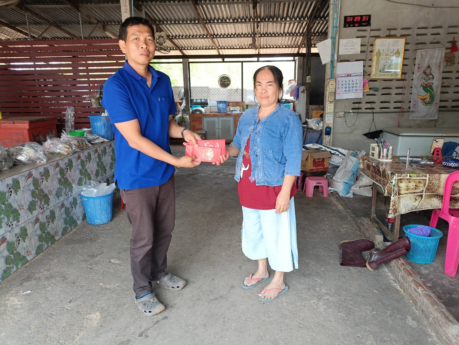 การออกปฏิบัติงาน โครงการการเก็บข้อมูลปริมาณผลจับสัตว์น้ำจากสมุดปูม (Logbook) ชาวประมง   ท่าขึ้นปลา ประจำเดือนมีนาคม 2568..คลิก