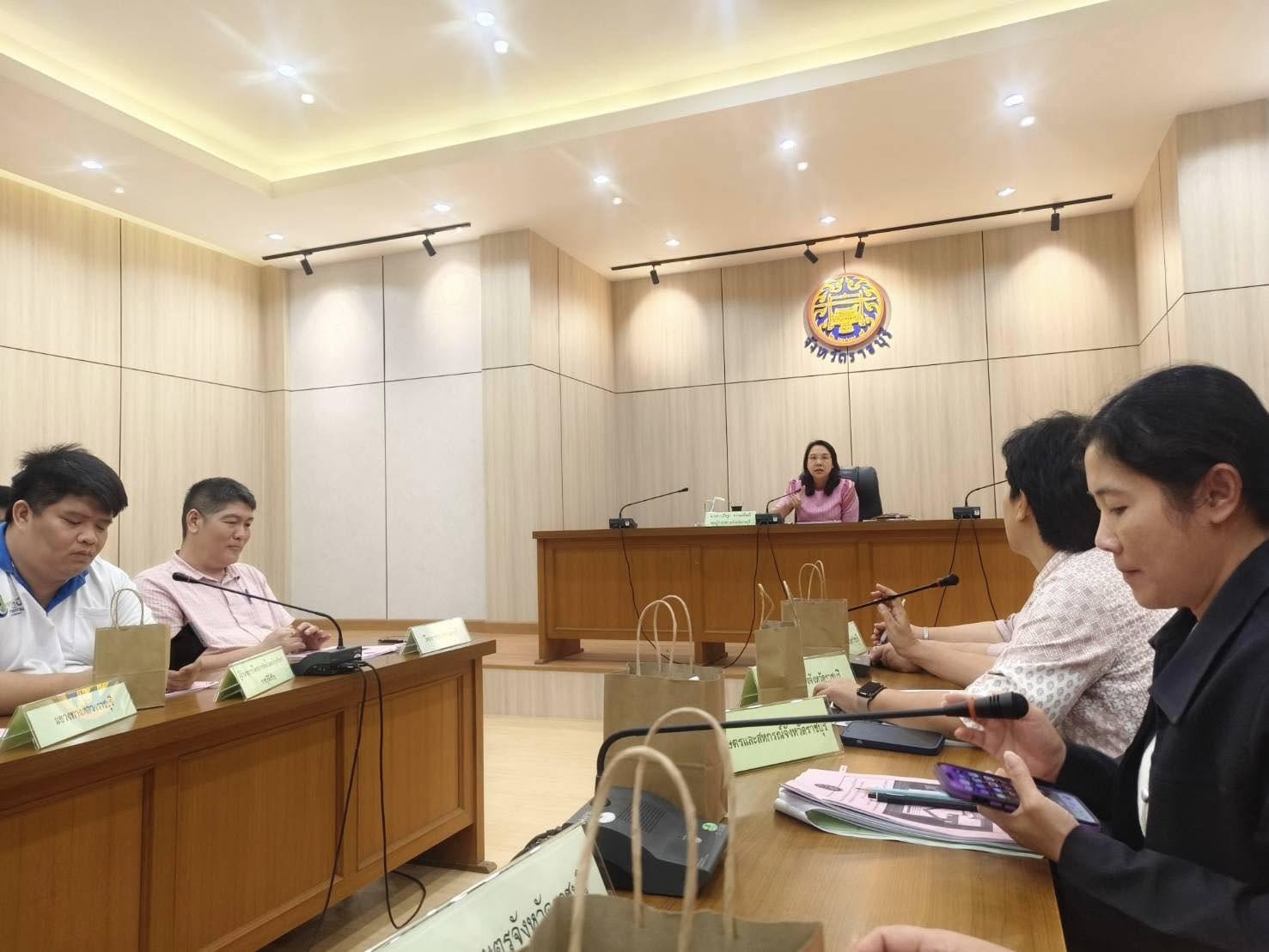 เข้าร่วมการประชุมเร่งรัดการใช้จ่ายงบประมาณ โครงการตามแผนปฏิบัติราชการประจำปีงบประมาณ พ.ศ 2568 งบพัฒนาจังหวัดราชบุรี 