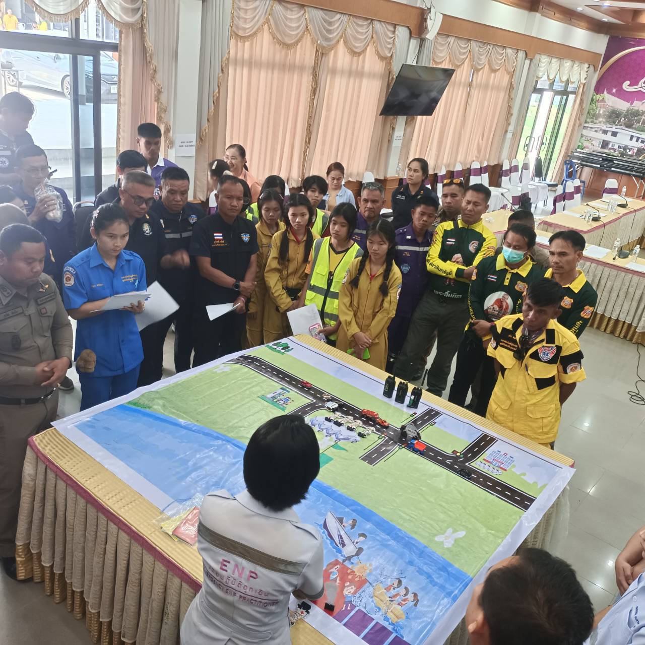 ซ้อมรับแผนภาวะฉุกเฉินทางน้ำช่วงเทศกาลสงกรานต์ ปี 2568