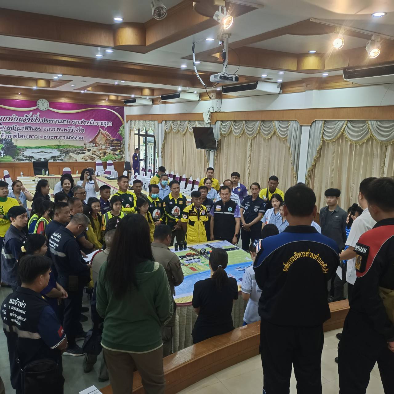 ซ้อมรับแผนภาวะฉุกเฉินทางน้ำช่วงเทศกาลสงกรานต์ ปี 2568