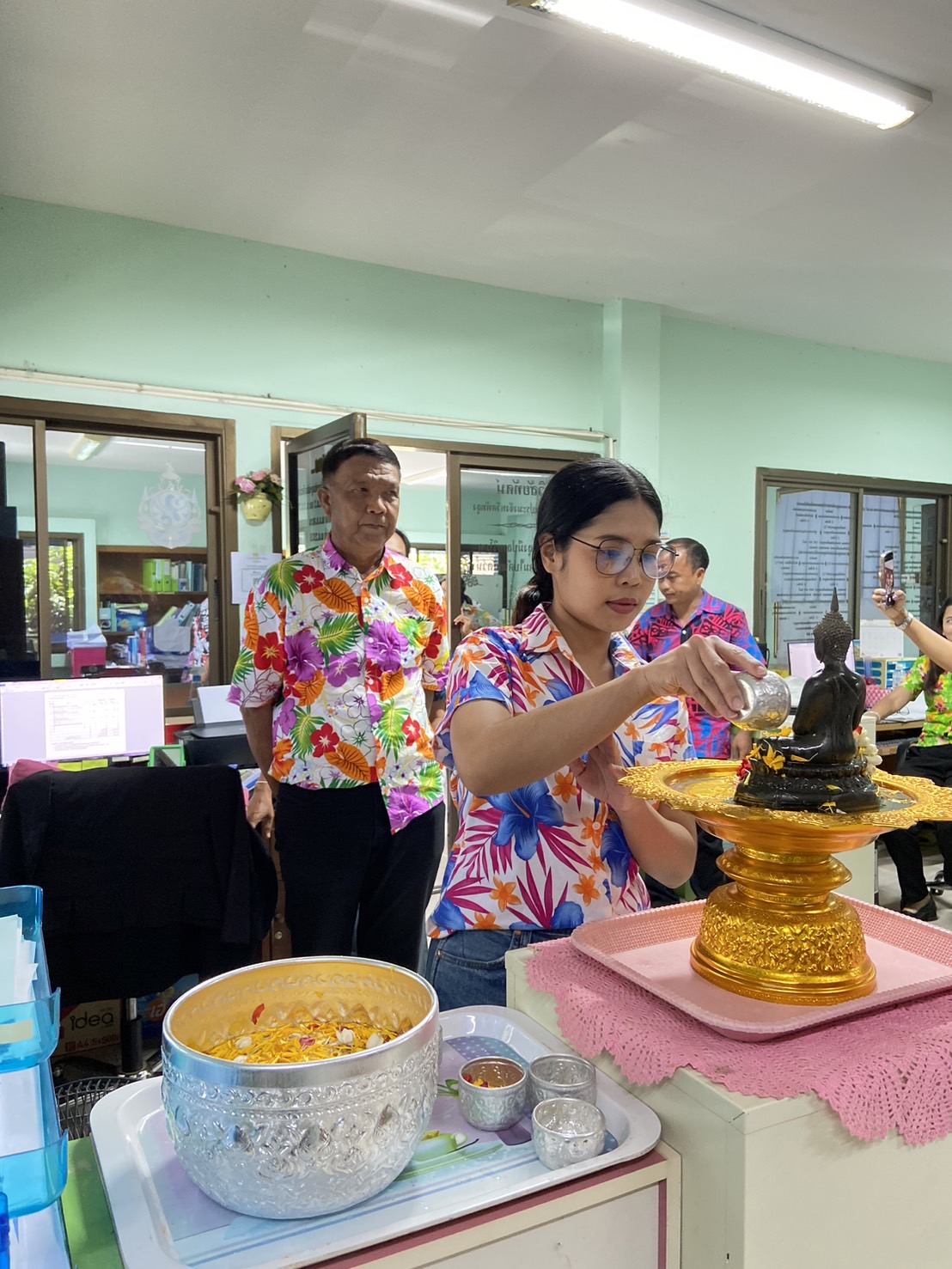 สำนักงานประมงจังหวัดพัทลุง  จัดกิจกรรม สืบสานประเพณีสงกรานต์  ประจำปีพุทธศักราช 2568