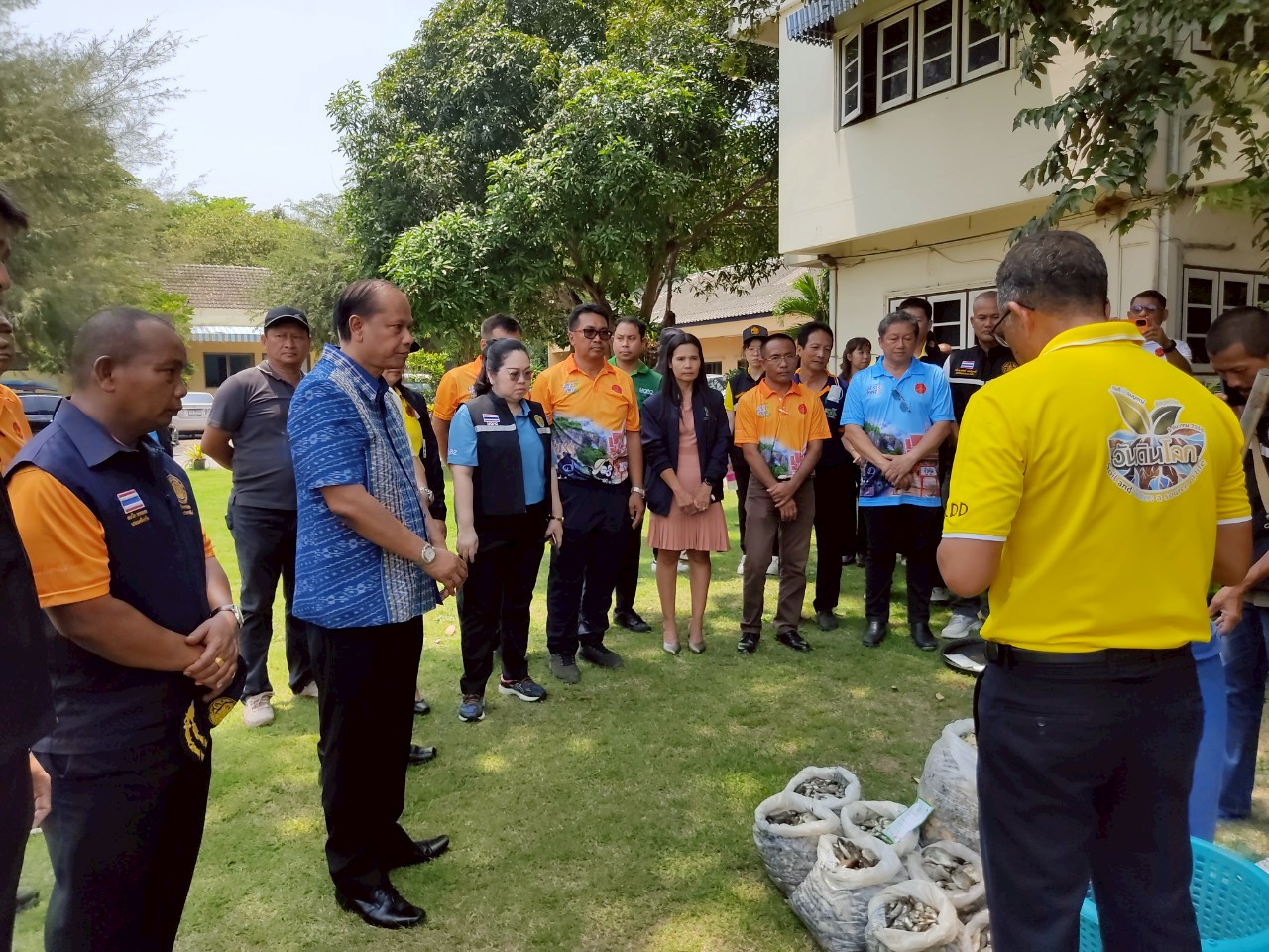 ร่วมบูรณาการแก้ไขปัญหาการแพร่ระบาดของปลาหมอคางดำ