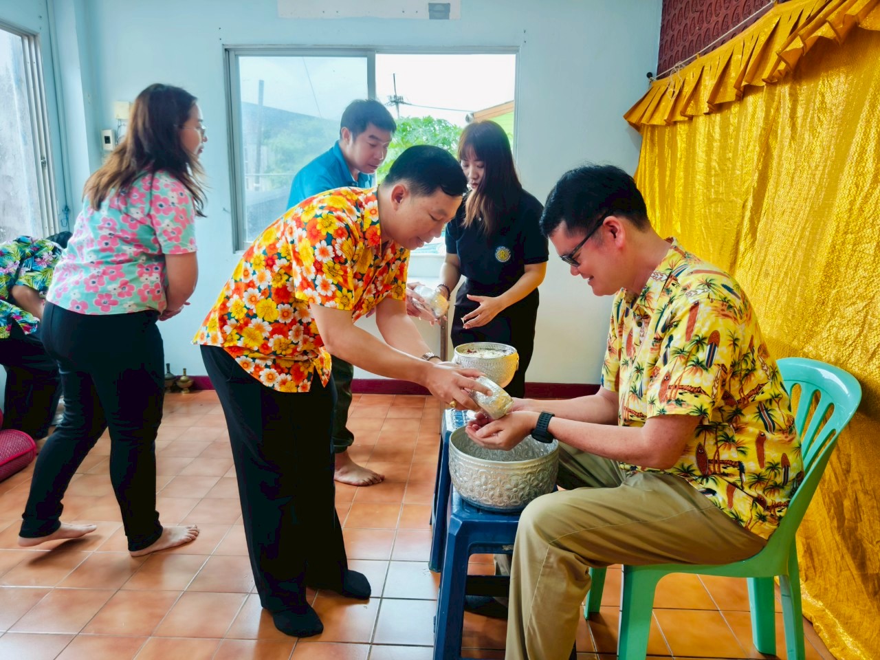 ตรวจเยี่ยมให้กำลังใจในการปฏิบัติหน้าที่ และร่วมทำบุญสำนักงานด่านตรวจประมงจันทบุรีเนื่องในวันสงกรานต์ 