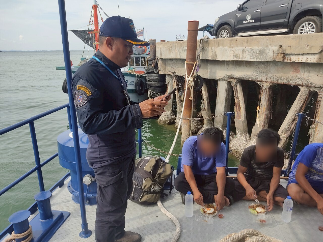 กองตรวจการประมงจับกุมเรือประมงต่างชาติทำการประมงรุกล้ำน่านน้ำไทย