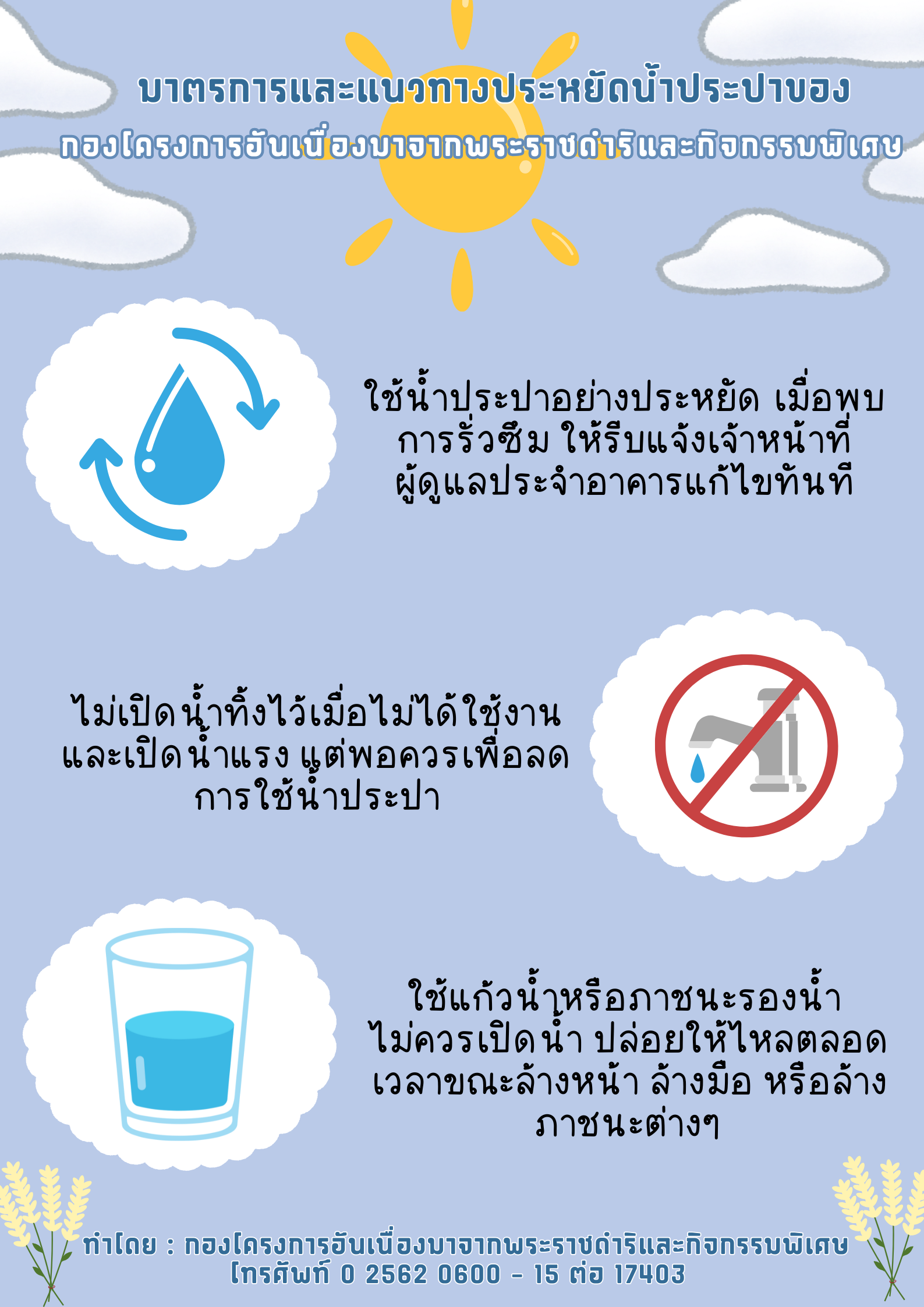 ฝ่ายบริหารทั่วไป ร่วมรณรงค์ให้บุคลากรและประชาสัมพันธ์มาตรการและแนวทางการประหยัดพลังงาน ประจำปีงบประมาณ 2568 เพื่อให้ทราบและปฏิบัติตามมาตรการและแนวทางการประหยัดพลังงาน ของกรมประมง