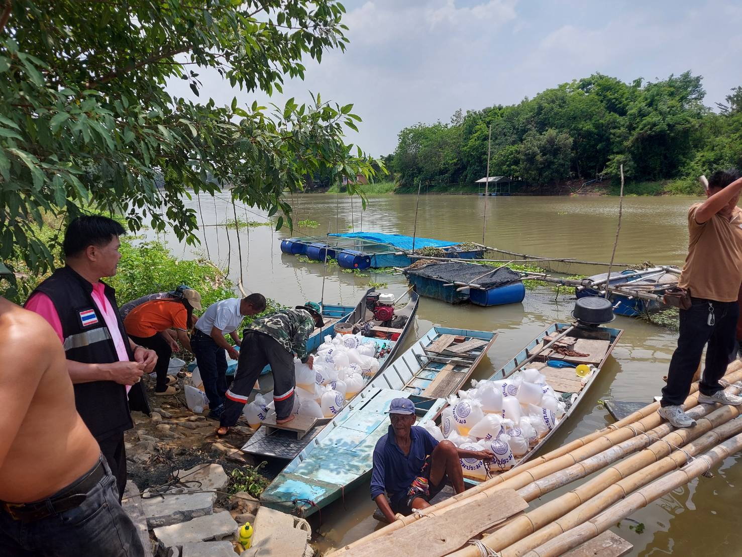 ปล่อยลูกพันธุ์กุ้งก้ามกราม อำเภอสามชุม จังหวัดสุพรรณบุรี