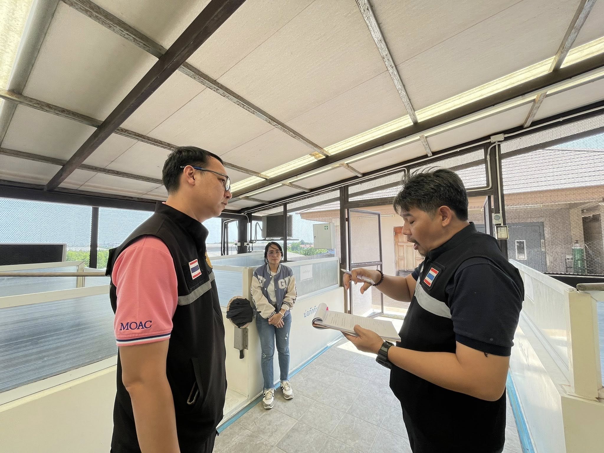 สำนักงานประมงพื้นที่กรุงเทพมหานคร ลงพื้นที่ตรวจประเมินสถานกักกันสัตว์น้ำที่ขอต่ออายุสถานกักกันสัตว์น้ำ ประจำปี 2568