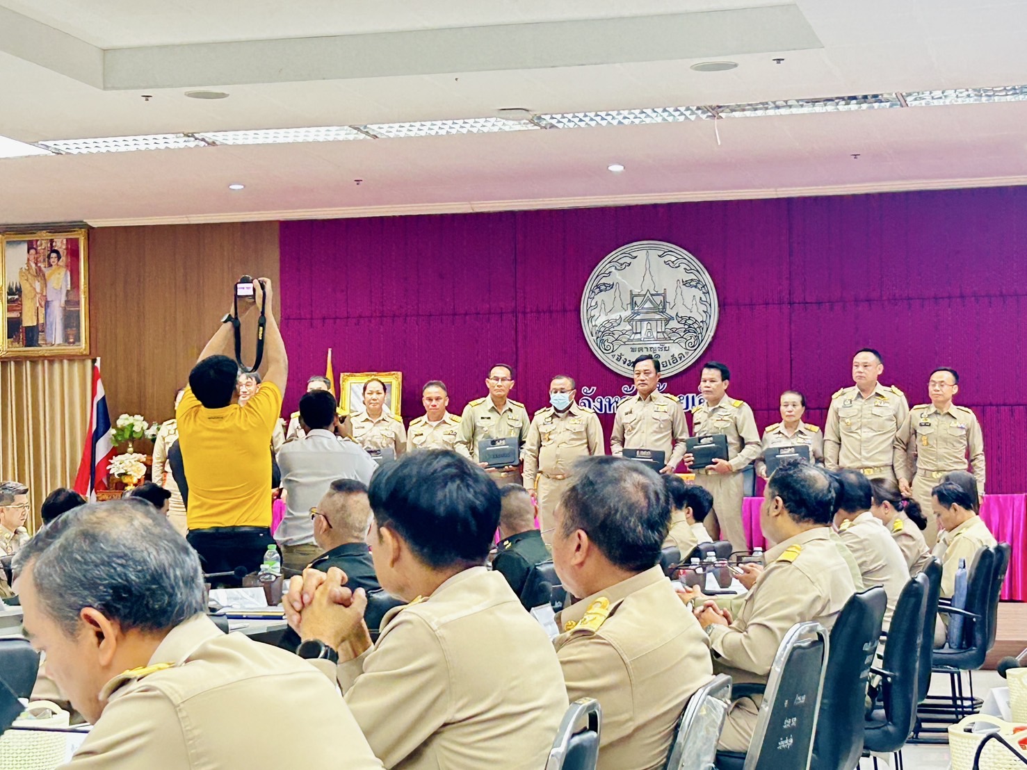 ร่วมการประชุมคณะกรมการจังหวัด หัวหน้าส่วนราชการ และนายอำเภอ ครั้งที่ 4/2568