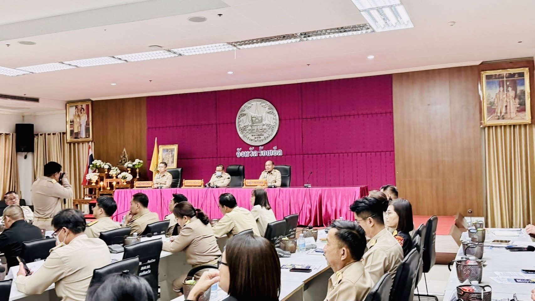 ร่วมการประชุมคณะกรมการจังหวัด หัวหน้าส่วนราชการ และนายอำเภอ ครั้งที่ 4/2568