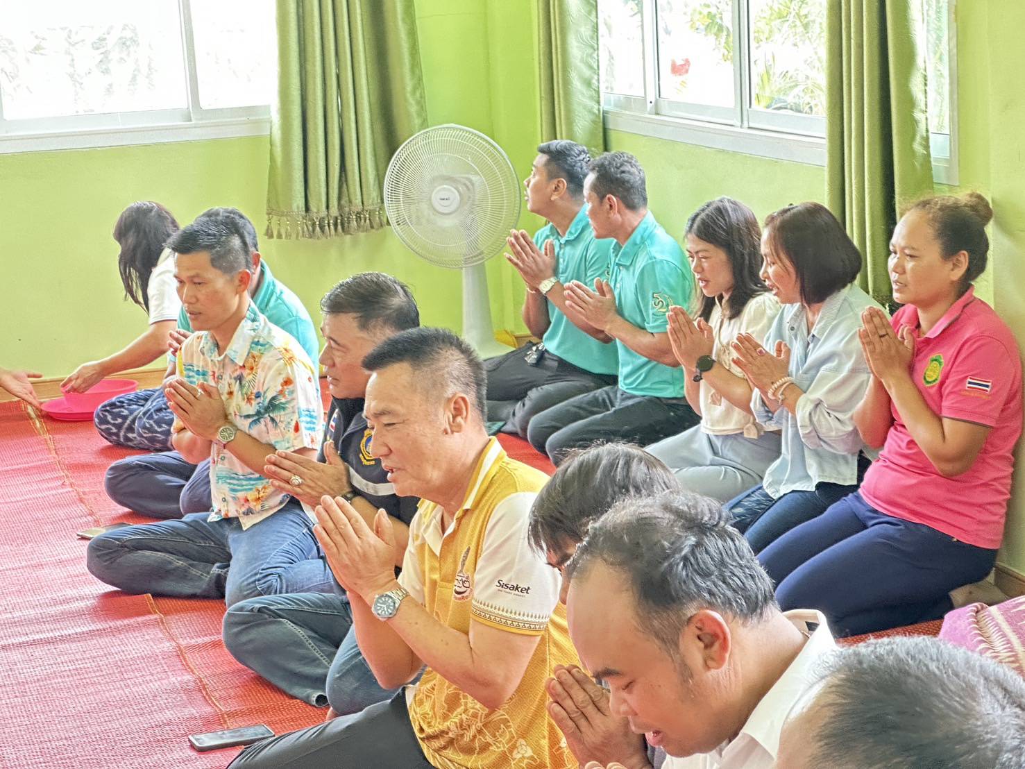 งานทำบุญขึ้นบ้านใหม่ และทำบุญสำนักงานด่านตรวจพืชช่องสะงำ 