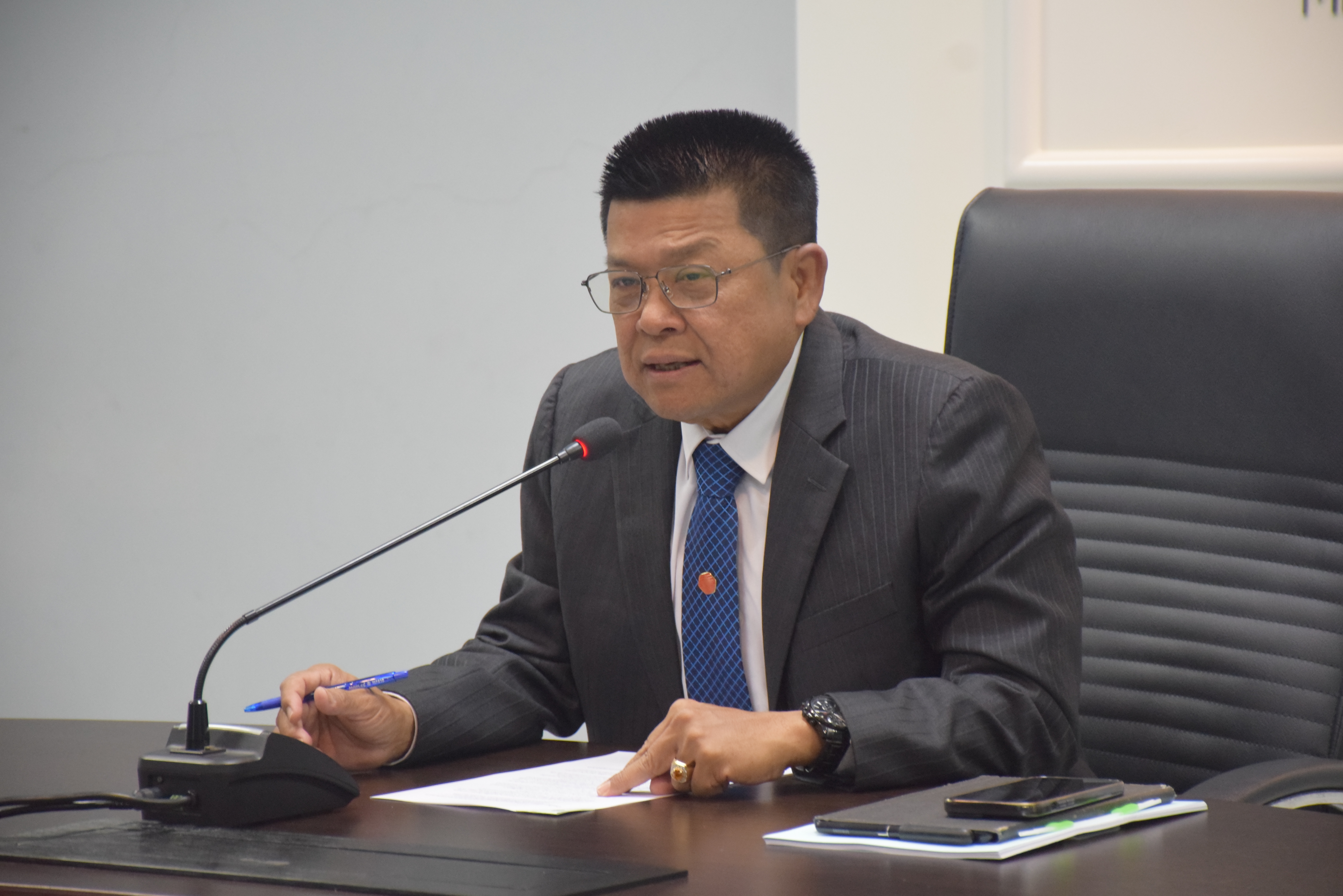 วันที่30 เมษายน 2568 การประชุมชี้แจงแนวทางการจัดทำคำขอปรับปรุงการกำหนดตำแหน่งให้เป็นระดับที่สูงขึ้นและการจัดทำแบบการประเมินคุณภาพงาน ตำแหน่งประเภทอำนวยการ ระดับต้น เป็นระดับสูง..คลิก