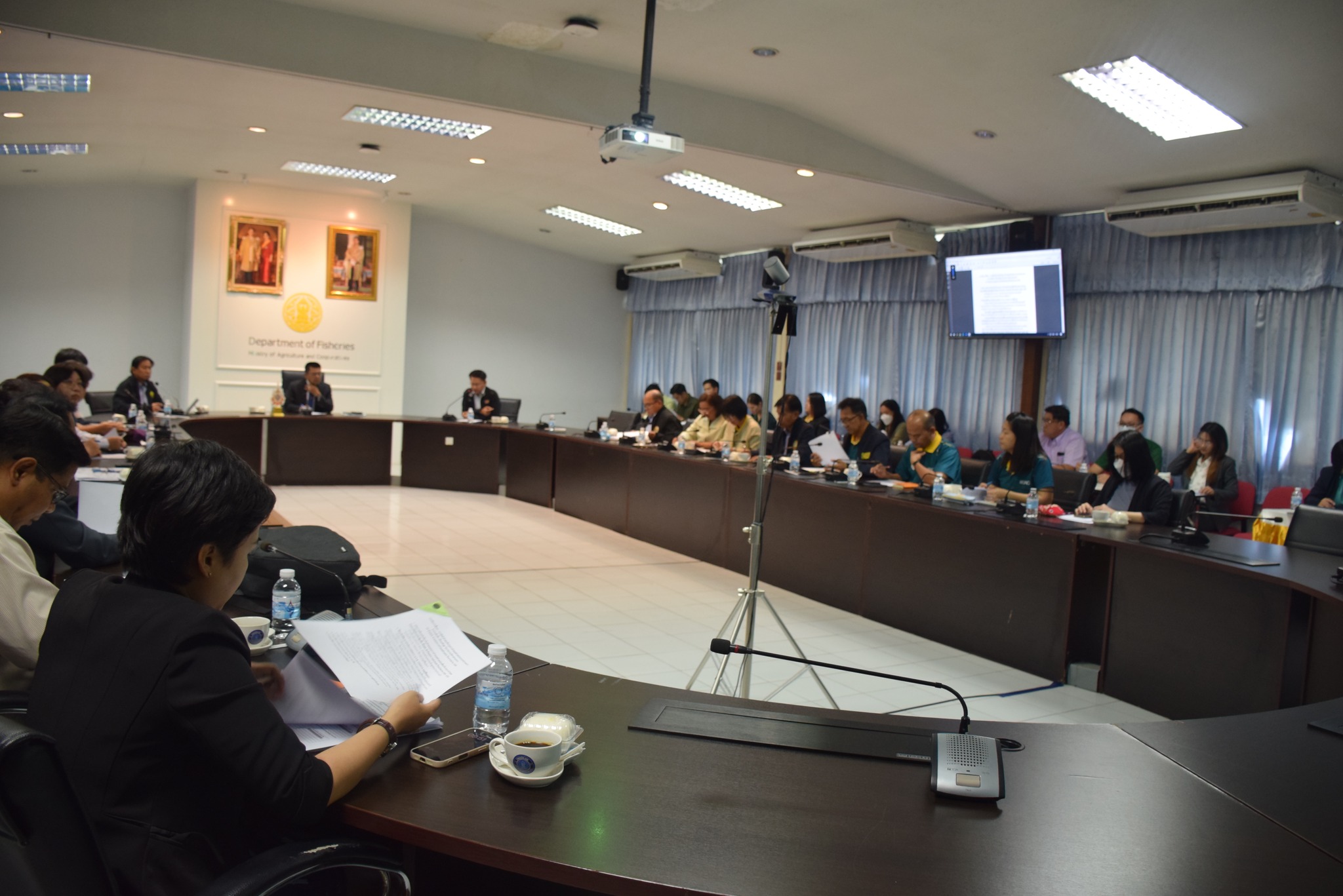 ประชุมชี้แจงแนวทางการจัดทำคำขอปรับปรุงการกำหนดตำแหน่งให้เป็นระดับที่สูงขึ้นและการจัดทำแบบการประเมินคุณภาพงาน ตำแหน่งประเภทอำนวยการ ระดับต้น เป็นระดับสูง