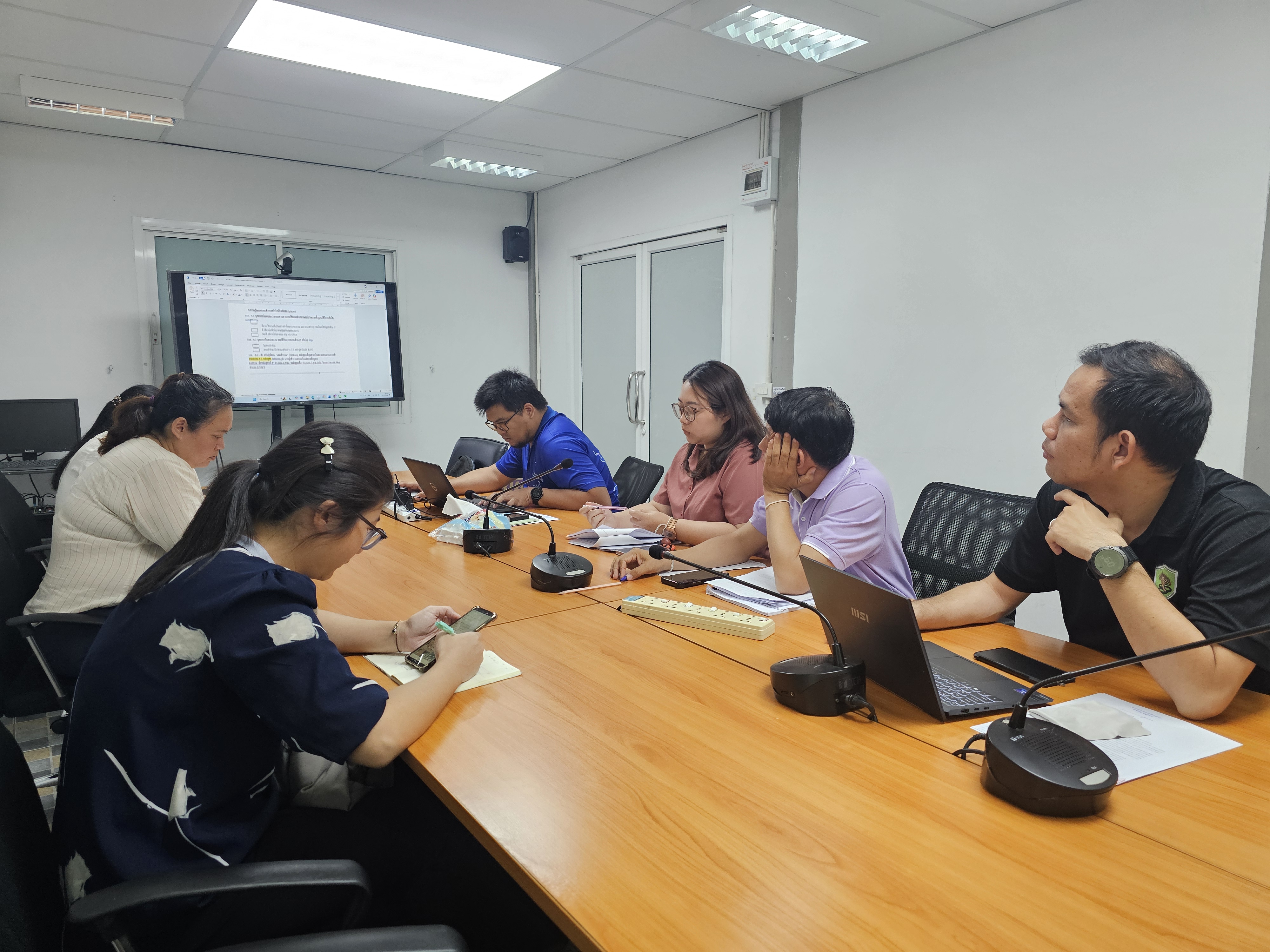 ประชุมจัดทำข้อมูลเพื่อตอบแบบสํารวจความต้องการและความคิดเห็นของหน่วยงานระดับกอง ครั้งที่ 2
