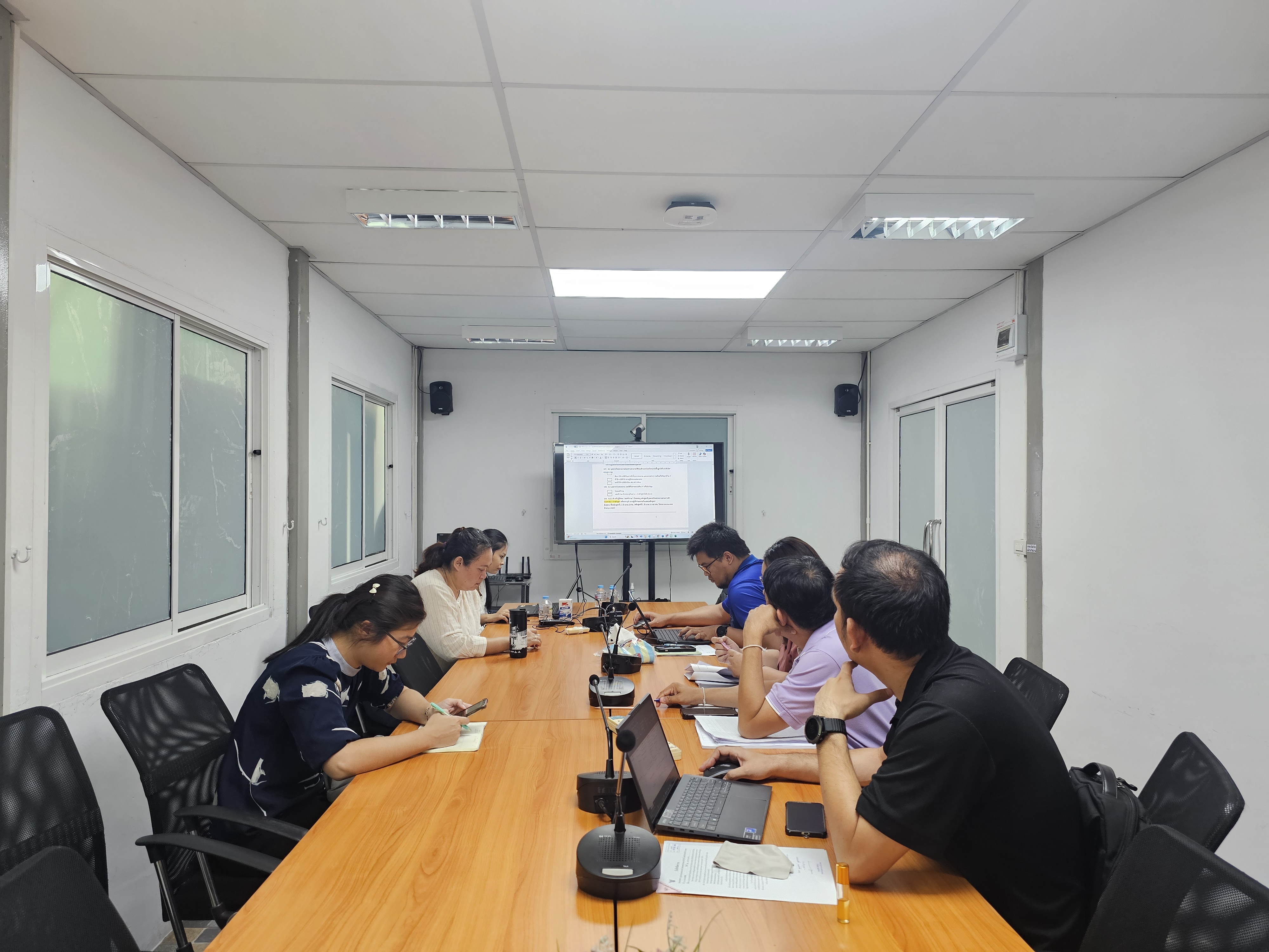 ประชุมจัดทำข้อมูลเพื่อตอบแบบสํารวจความต้องการและความคิดเห็นของหน่วยงานระดับกอง ครั้งที่ 2