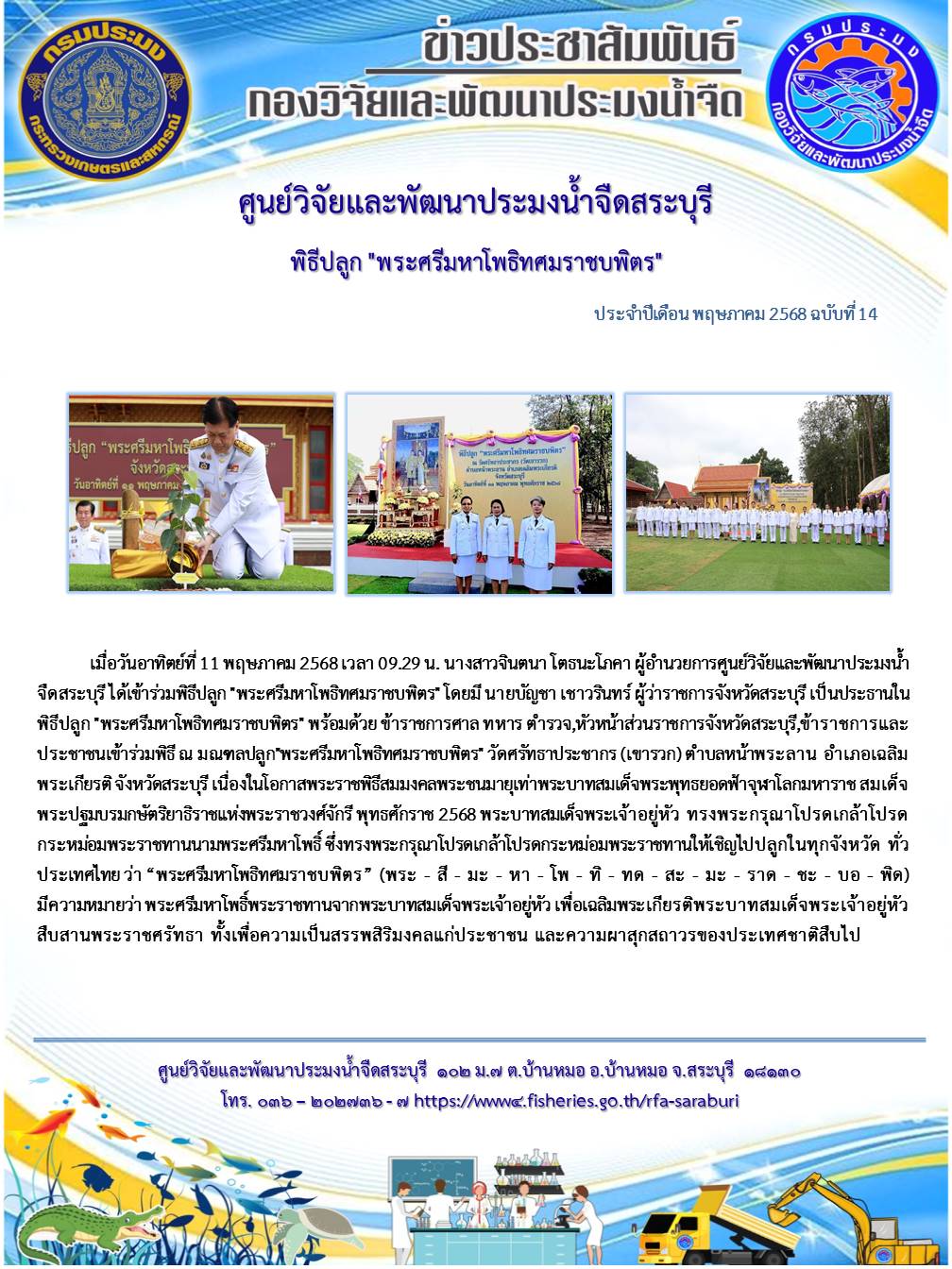 พิธีปลูก 