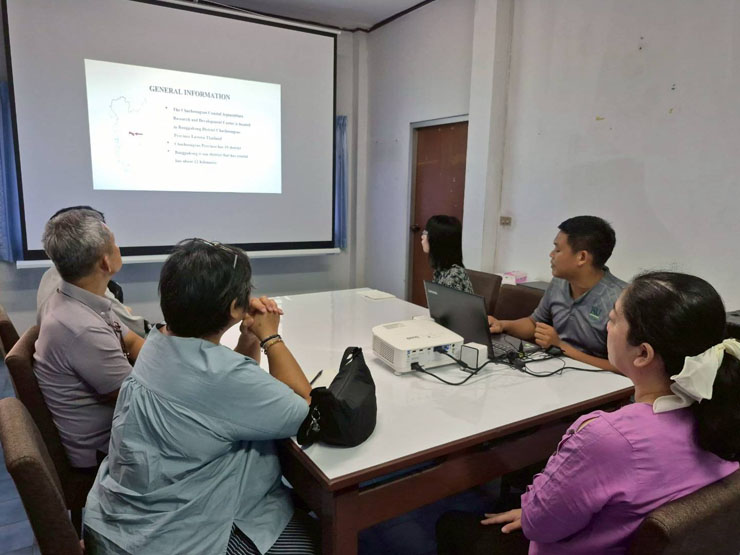 คณะเจ้าหน้าที่จากองค์กรความร่วมมือระหว่างประเทศของญี่ปุ่น (JICA Prelimnary Survey Team) ตามโครงการ 