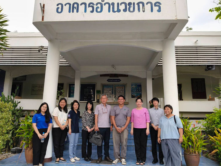 คณะเจ้าหน้าที่จากองค์กรความร่วมมือระหว่างประเทศของญี่ปุ่น (JICA Prelimnary Survey Team) ตามโครงการ 