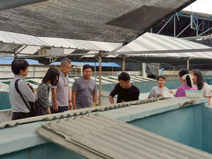 คณะเจ้าหน้าที่จากองค์กรความร่วมมือระหว่างประเทศของญี่ปุ่น (JICA Prelimnary Survey Team) ตามโครงการ 