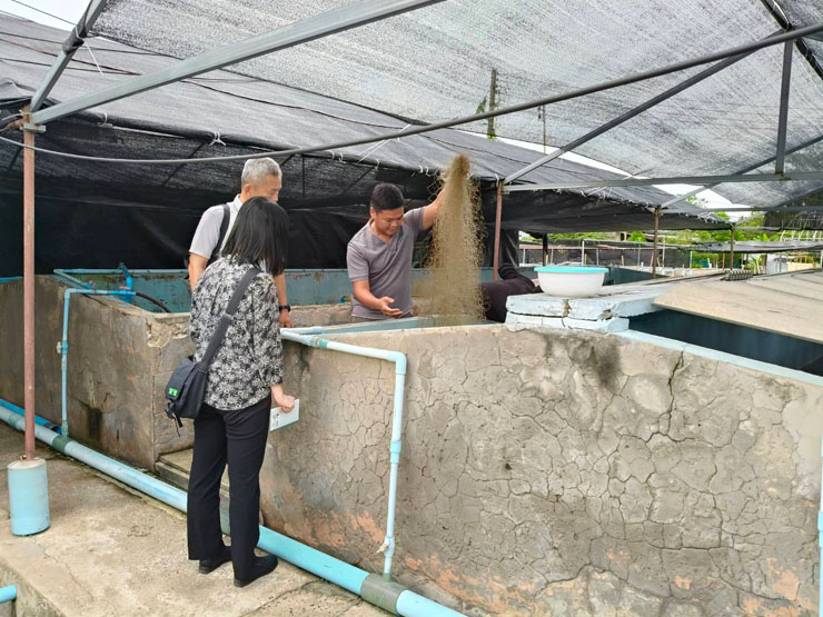 คณะเจ้าหน้าที่จากองค์กรความร่วมมือระหว่างประเทศของญี่ปุ่น (JICA Prelimnary Survey Team) ตามโครงการ 