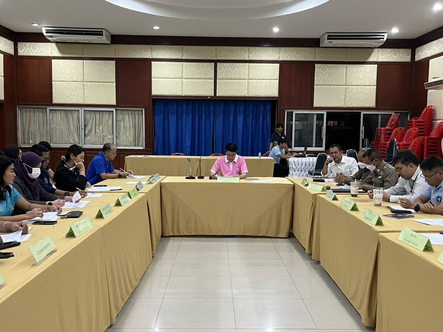 (อ.บางกรวย) การประชุมเตรียมความพร้อมการขับเคลื่อนโครงการนนทบุรีน่าอยู่