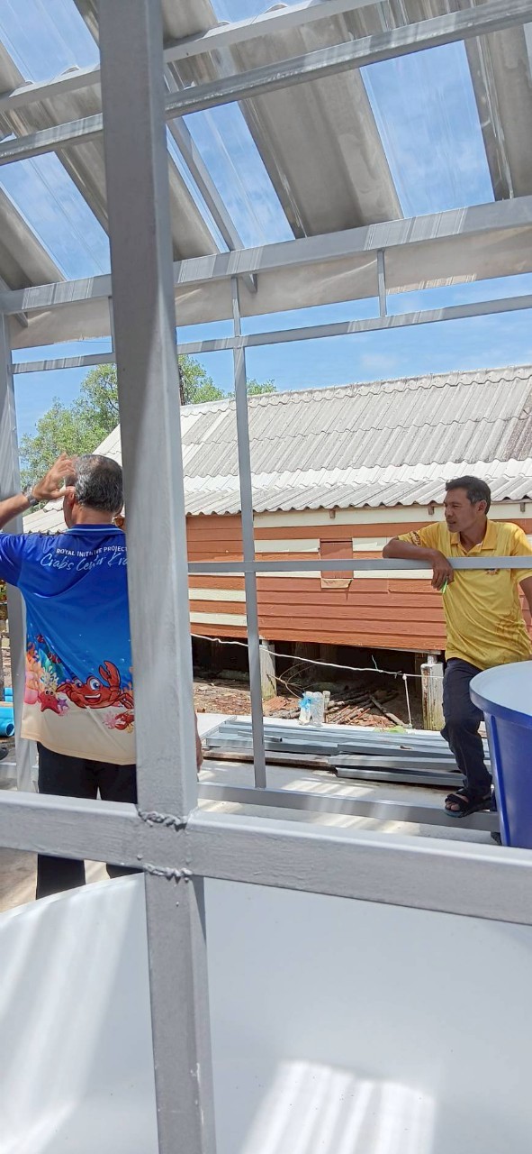 เยี่ยมชมการจัดตั้งธนาคารปูม้าเพื่อการขยายผลผลิตเป็นปูระยะแครบ